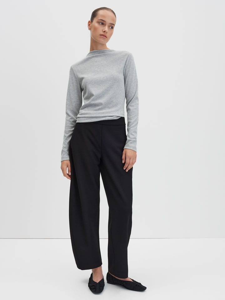 Longsleeve "Kelea" lichtgrijs