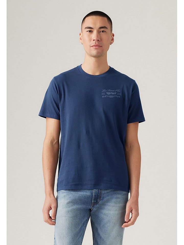 Shirt donkerblauw