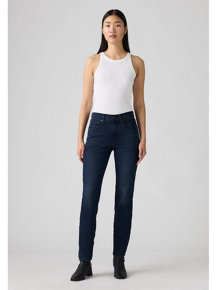 Dżinsy "724" - Regular fit - w kolorze granatowym