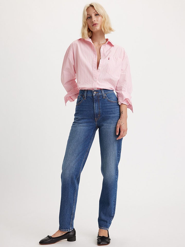 Jeans "80s" - Mom fit - in Blau