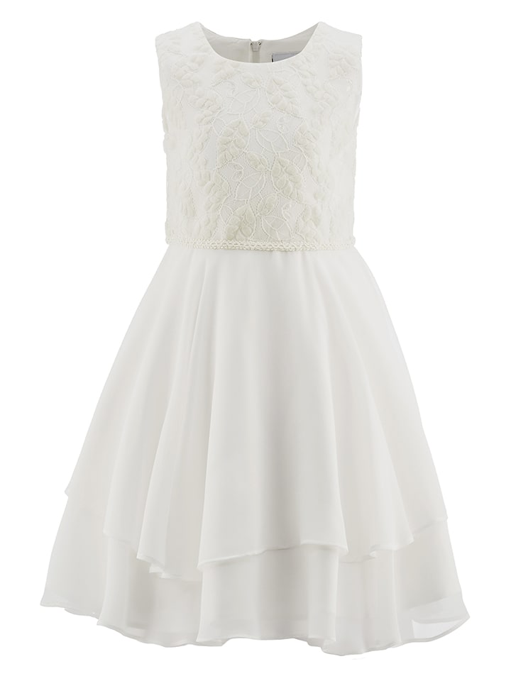 Kleid in Creme
