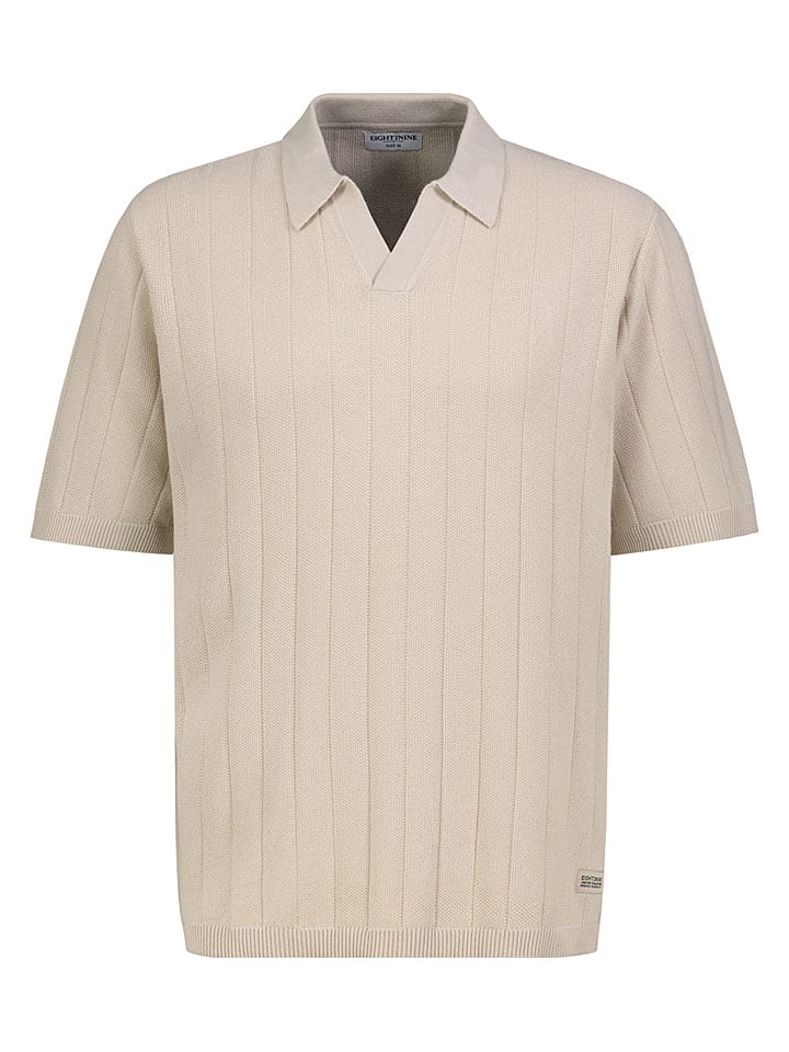 Koszulka polo w kolorze beżowym