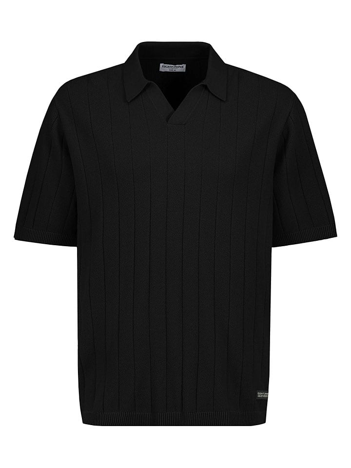 Poloshirt in Schwarz