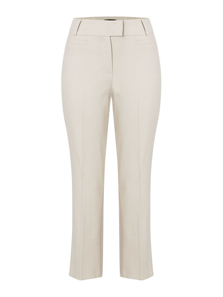Stoffhose in Creme