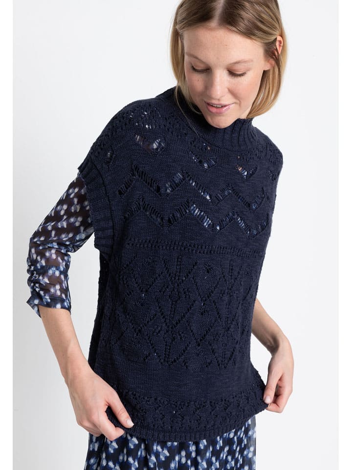 Pullover in Dunkelblau