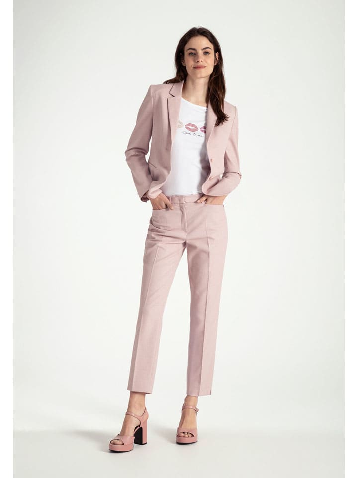 Stoffen broek lichtroze