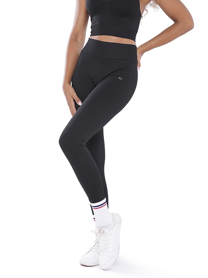 Trainingsleggings "Evelin" in Schwarz