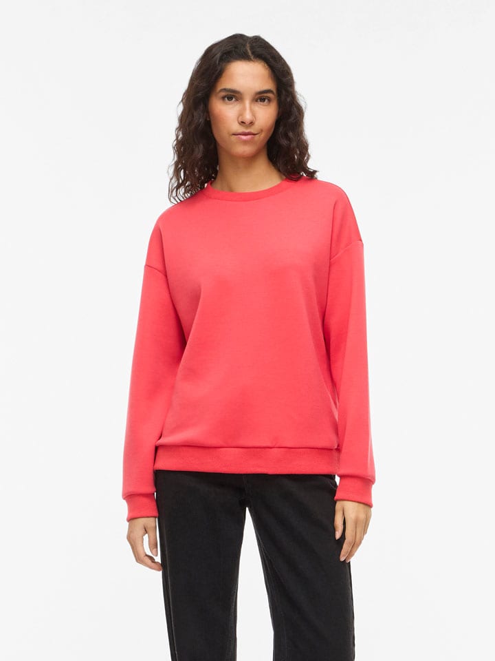 Sweatshirt "Sandy" koraalrood