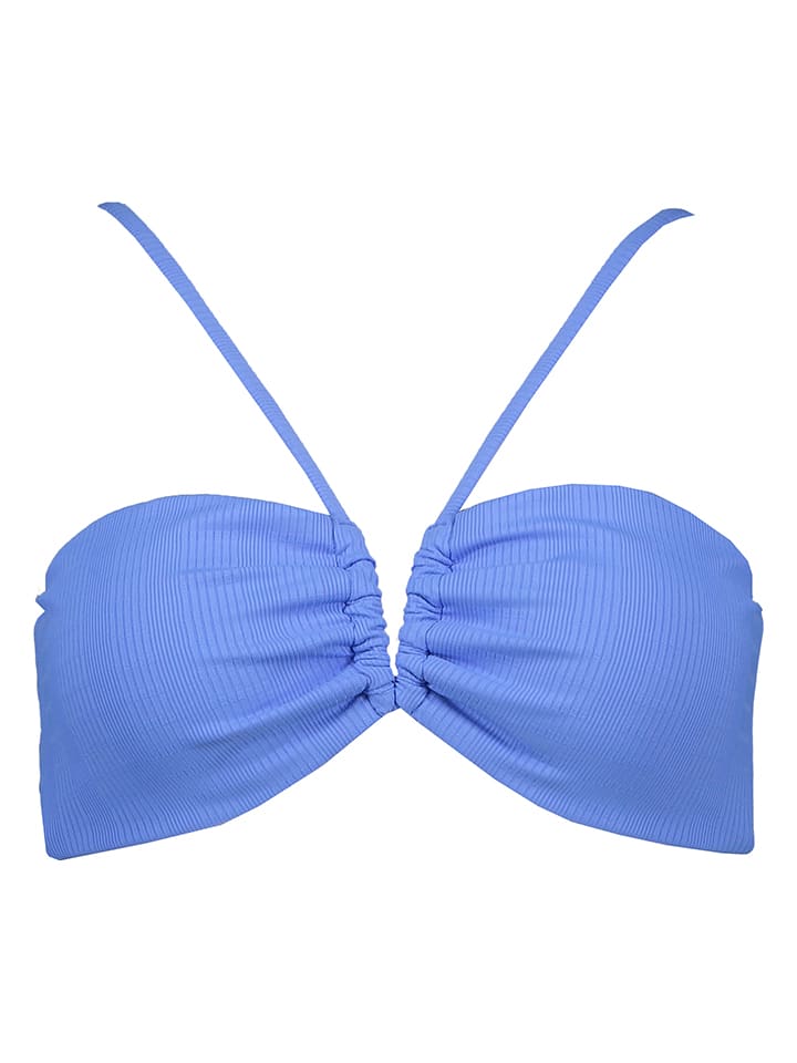 Biustonosz bikini w kolorze błękitnym