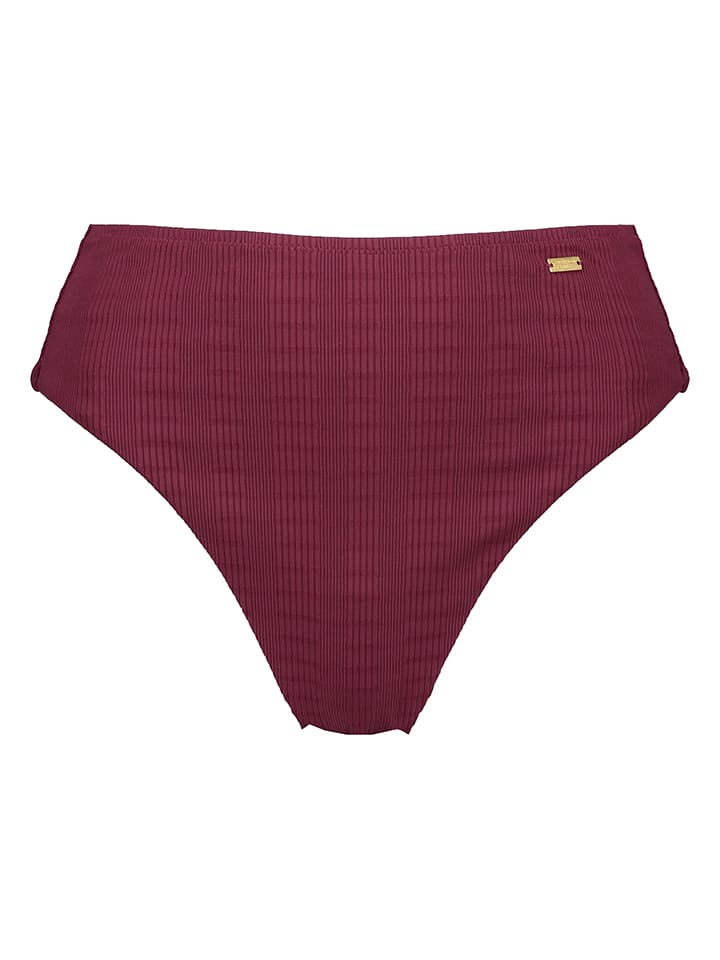 Figi bikini w kolorze bordowym
