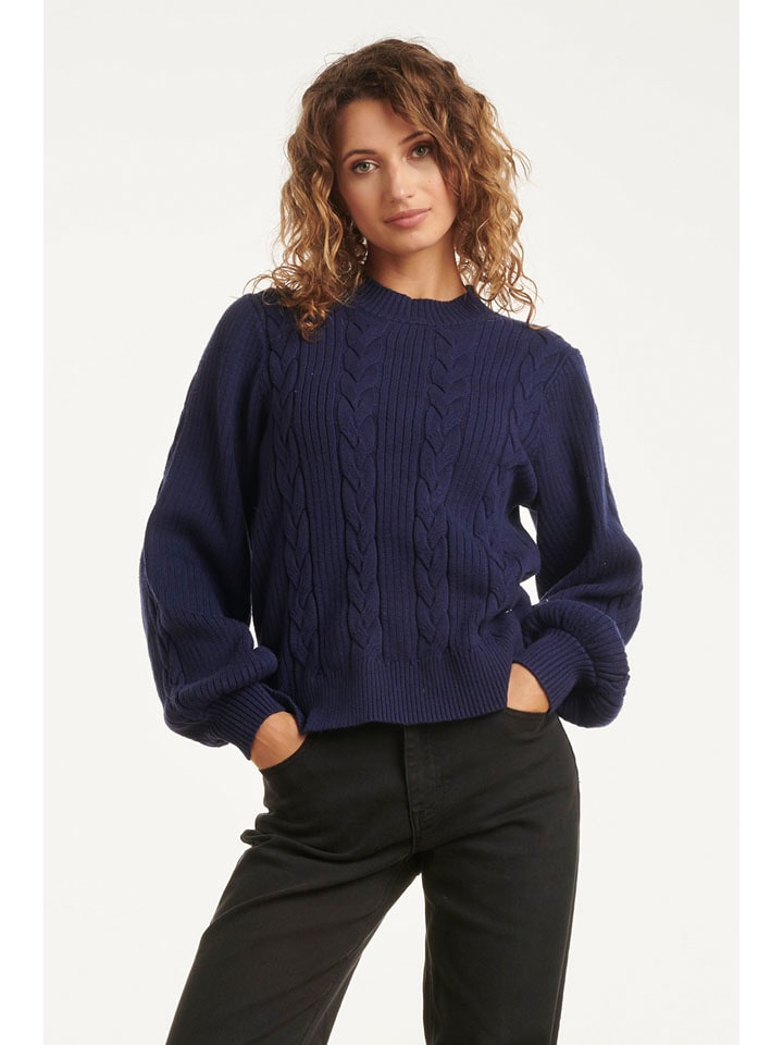 Pullover in Dunkelblau