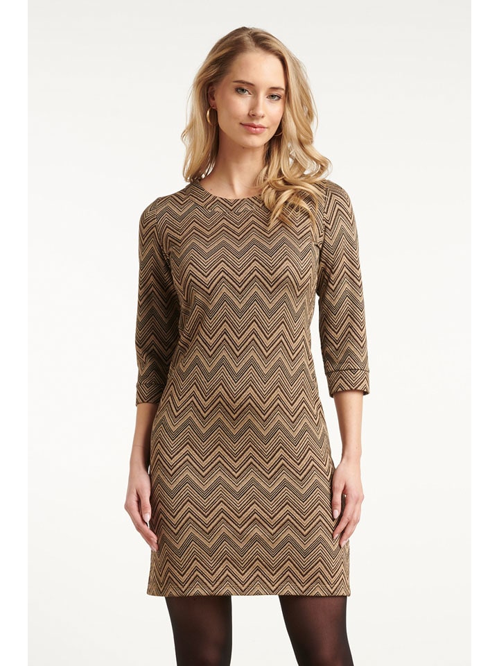 Kleid in Beige