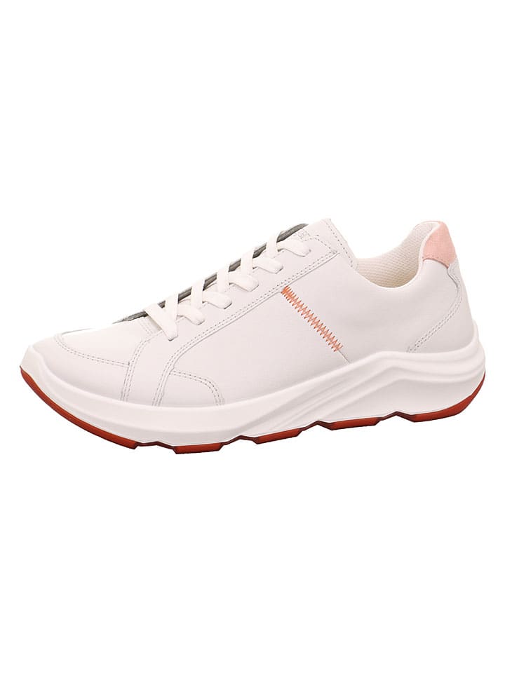 Leder-Sneakers "Bliss" in Creme