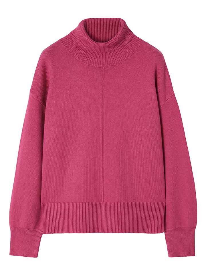 Rollkragenpullover in Pink