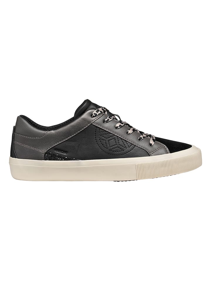 Leren sneakers "Emmeleny" zwart