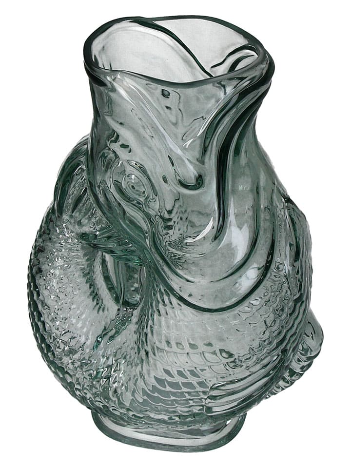 Vaas "Fish" grijs - (B)17 x (H)24,5 x (D)10,5 cm