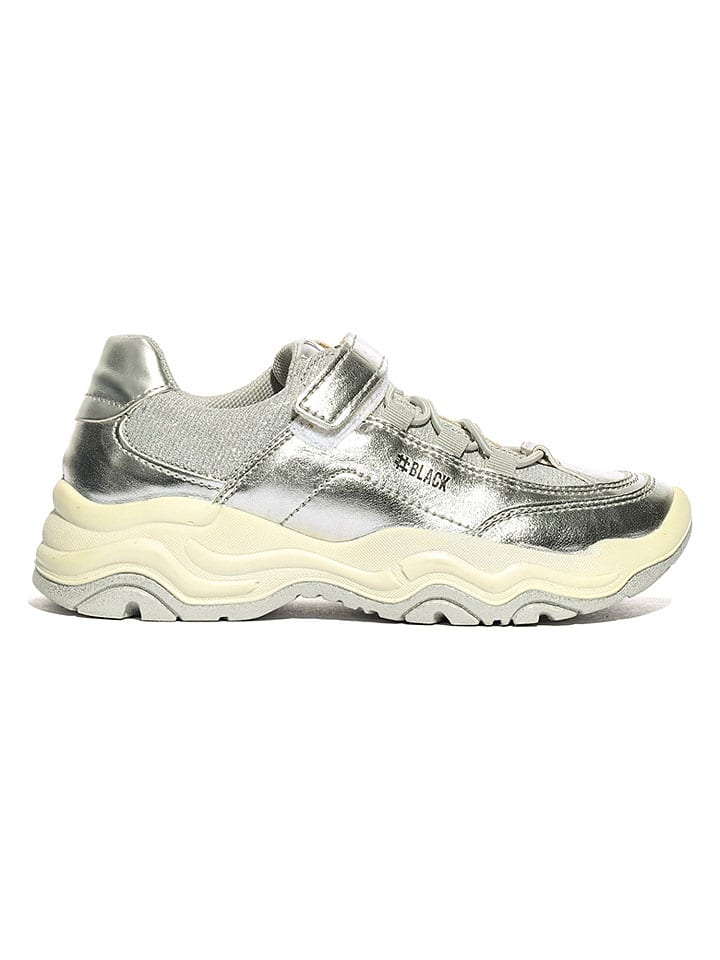 Sneakersy "Cassian" w kolorze srebrnym
