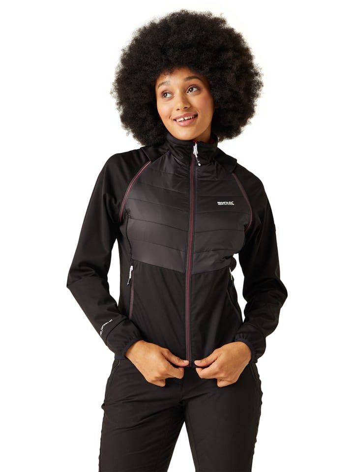 Hybridjacke "Steren" in Schwarz