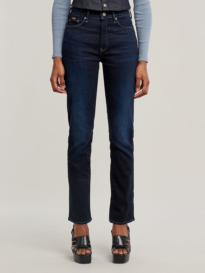 Spijkerbroek - skinny fit - donkerblauw