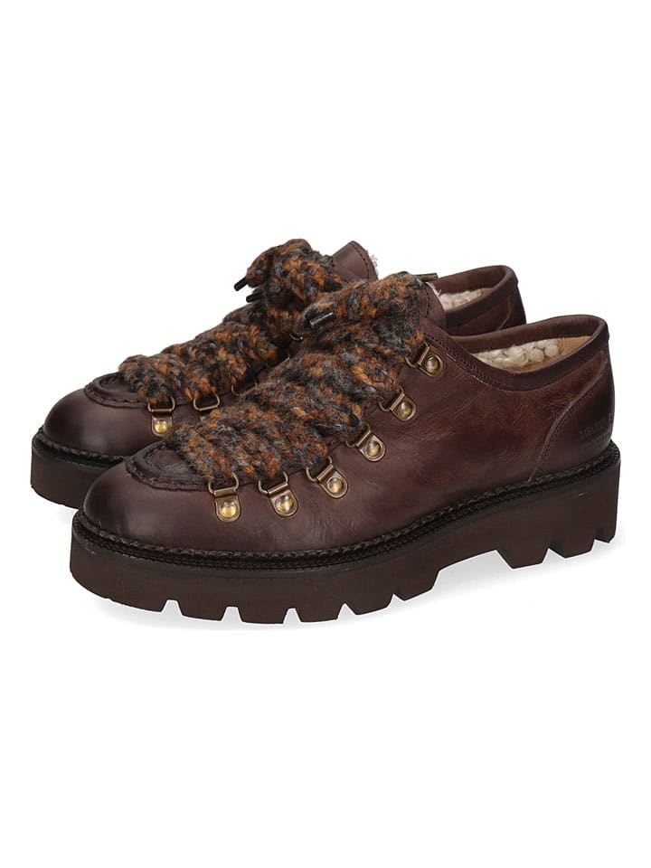 Leren veterschoenen "Jade 38' bruin