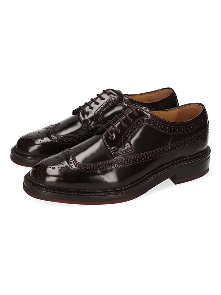 Leren veterschoenen "Grant 2" rood