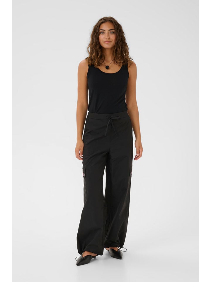 Cargohose in Schwarz