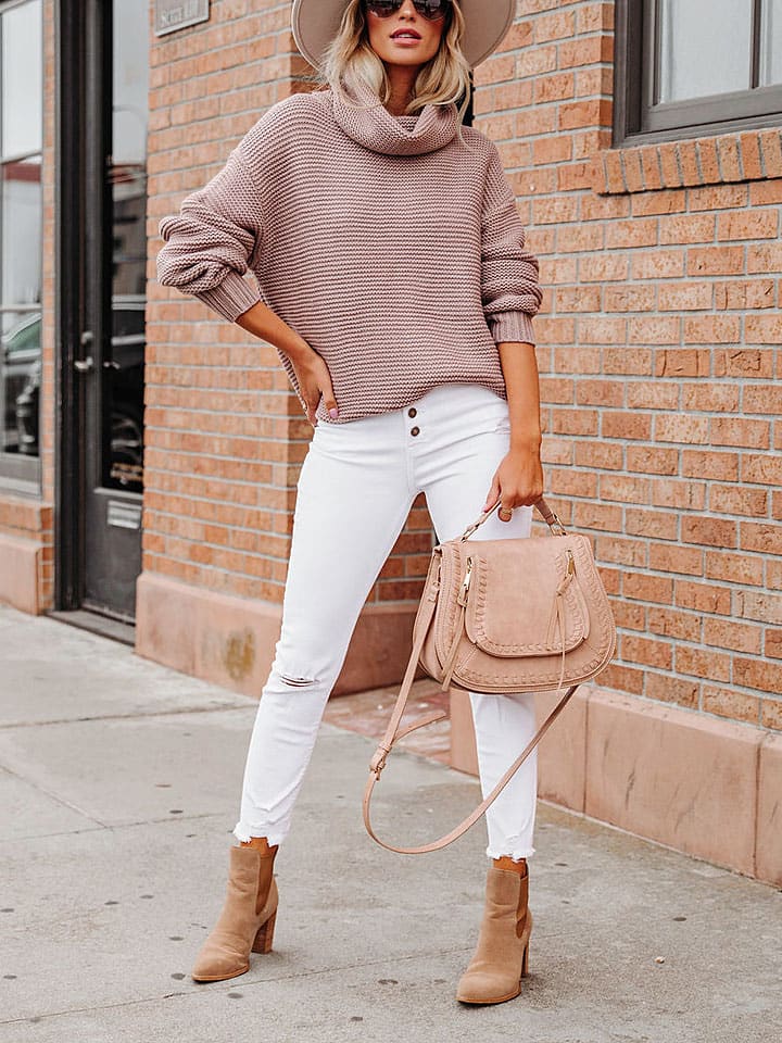 Pullover in Beige