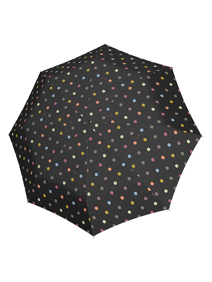 Regenschirm in Schwarz/ Bunt