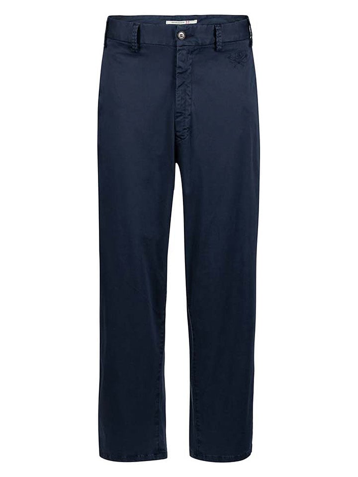 Spodnie chino "Crafton" w kolorze granatowym