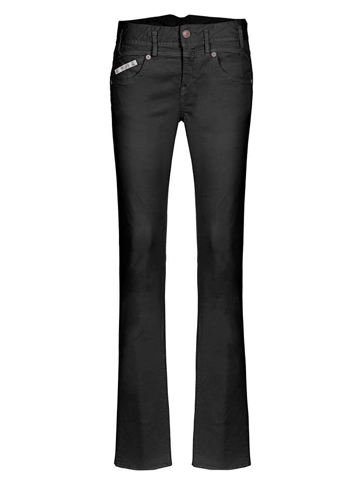 Spijkerbroek "Pearl" - slim fit - zwart