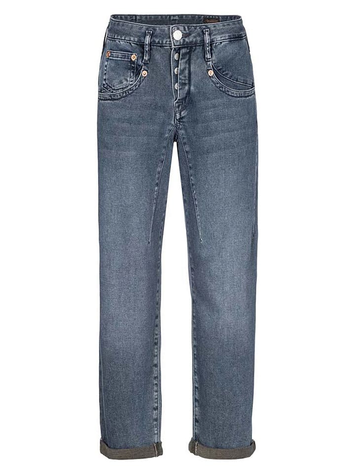 Dżinsy "Shyra" - Tapered fit - w kolorze niebieskim