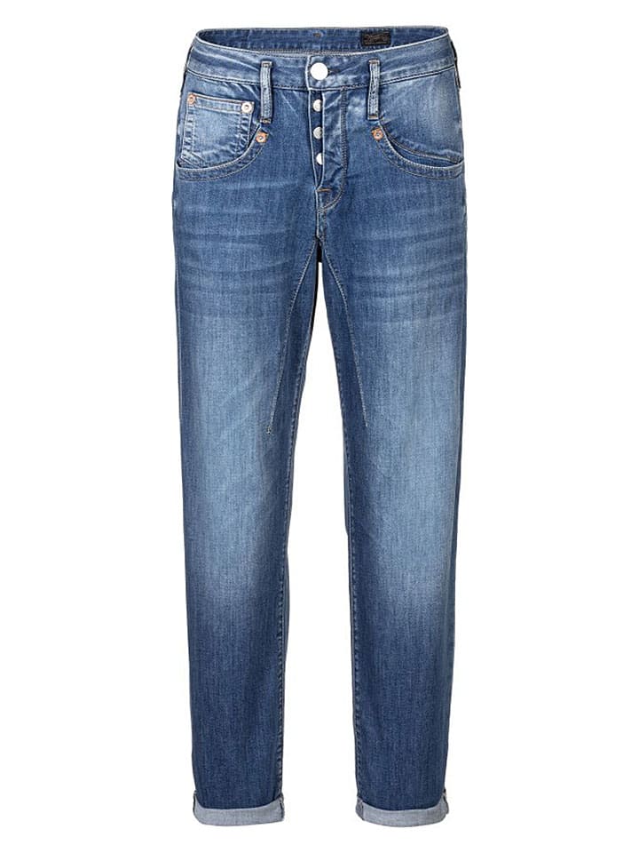 Dżinsy "Shyra" - Tapered fit - w kolorze niebieskim