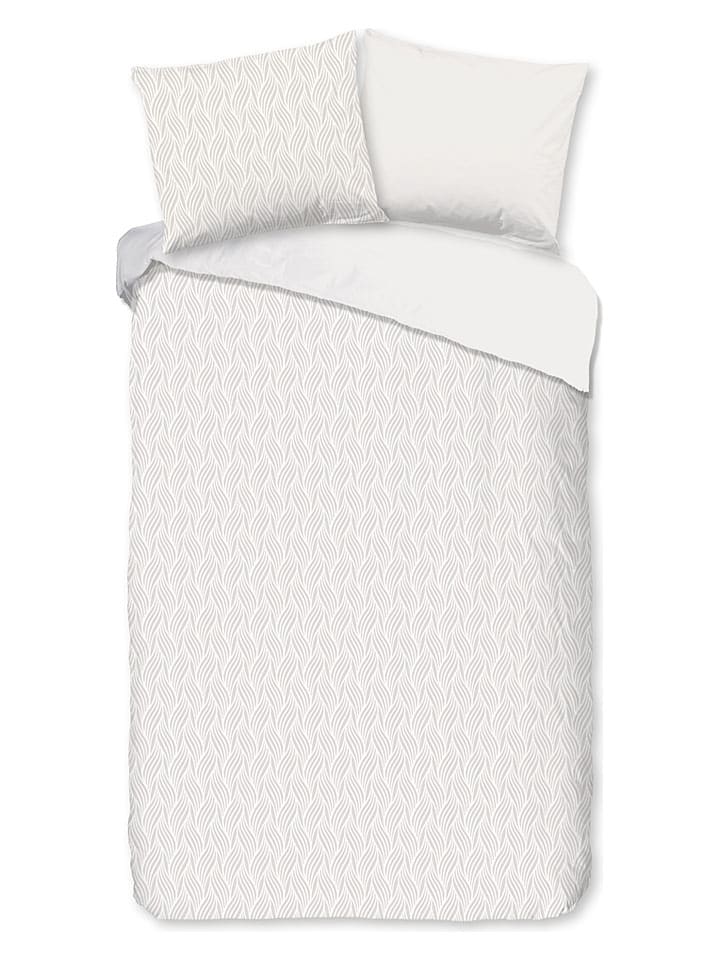 Microvezel beddengoedset "Noordwijk" wit