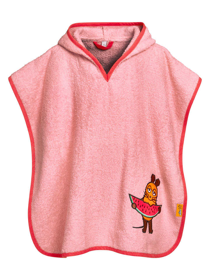 Badeponcho in Rosa