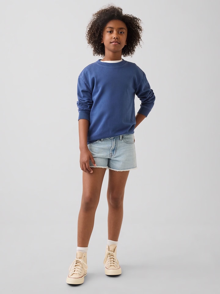Jeans-Shorts in Hellblau