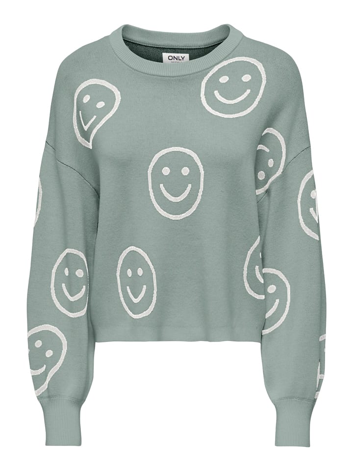 Sweter w kolorze zielonym