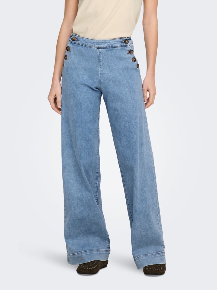 Dżinsy - Comfort fit - w kolorze błękitnym