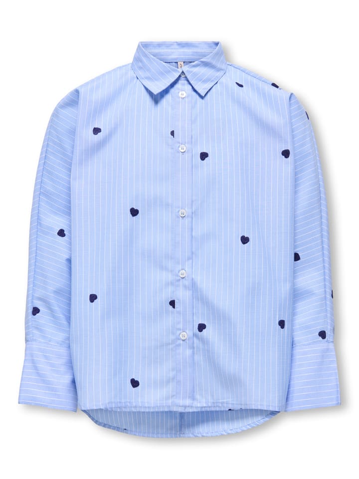 Bluse "New" in Hellblau