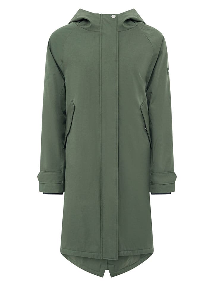 Parka "Keep Smiling" kaki