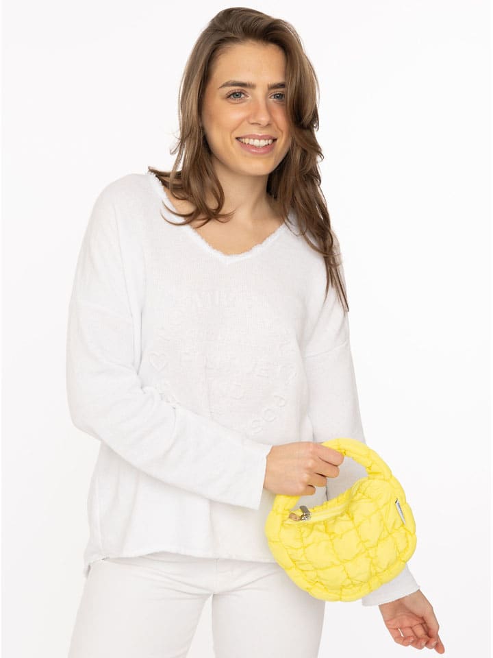 Handtas geel - (B)22 x (H)20 cm