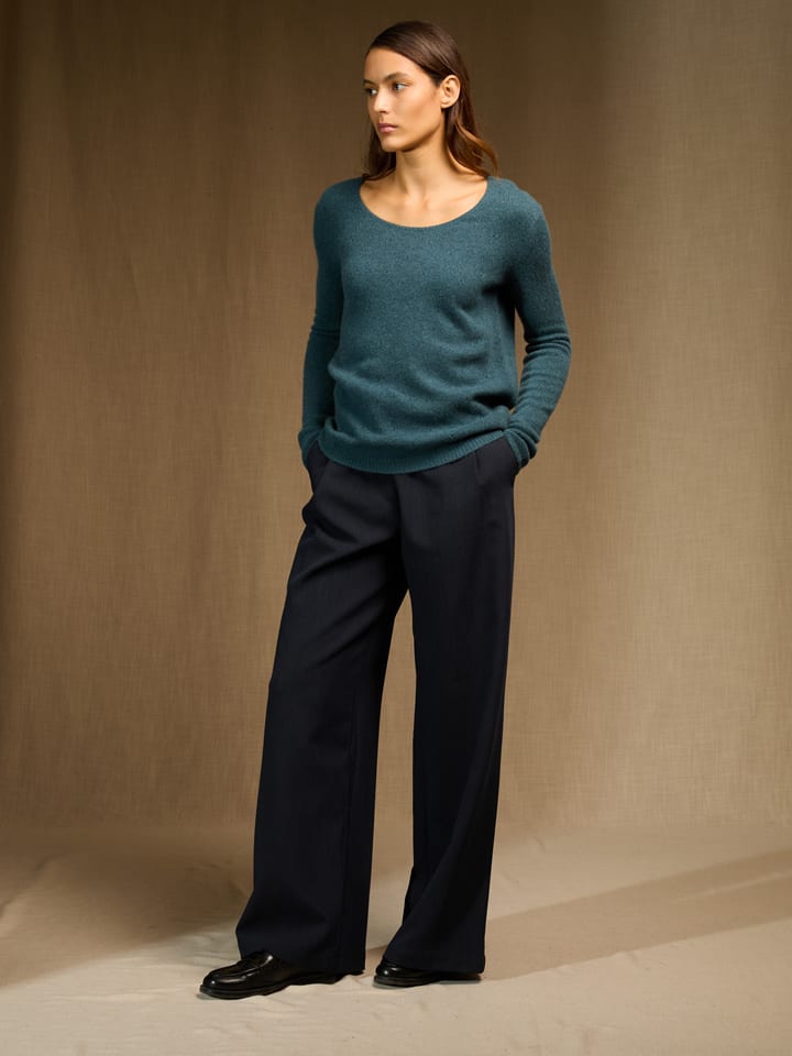 Kaschmir-Pullover "Kelley" in Türkis