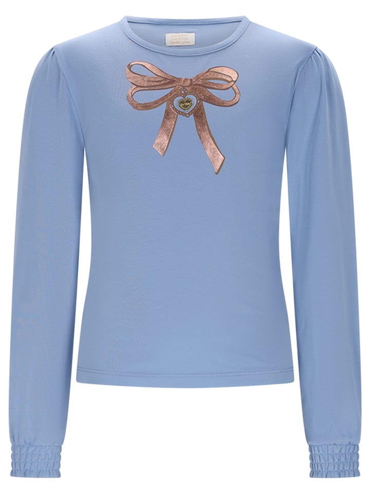Longsleeve "Nonsy" in Hellblau