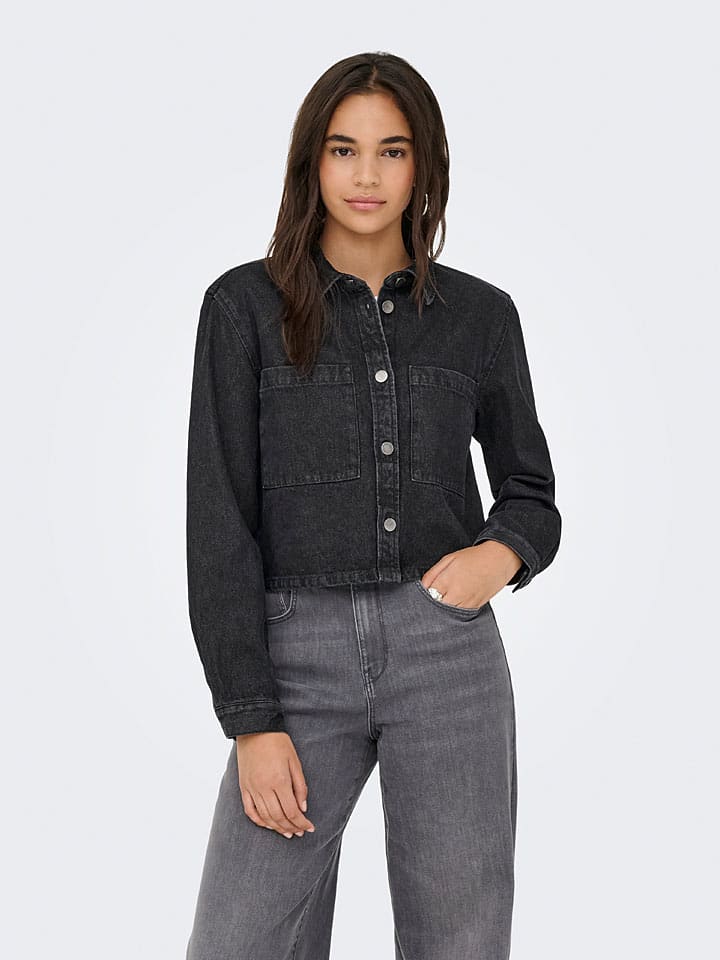 Spijkerblouse "Marly" donkerblauw