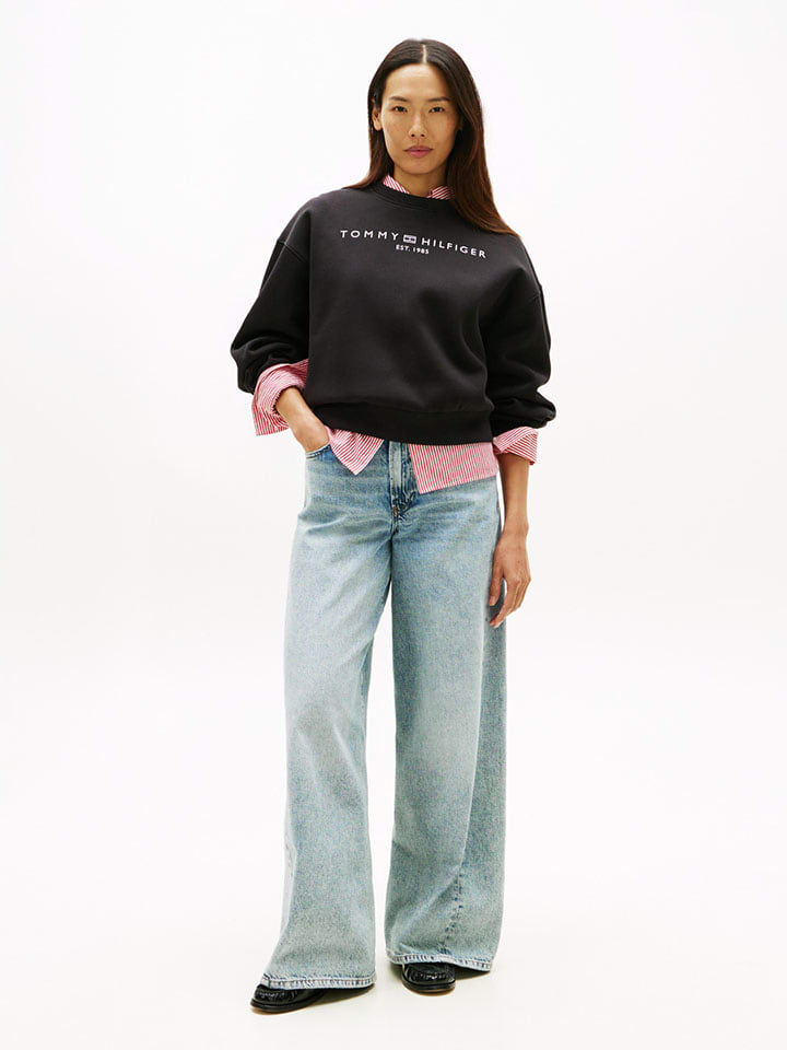 Sweatshirt zwart