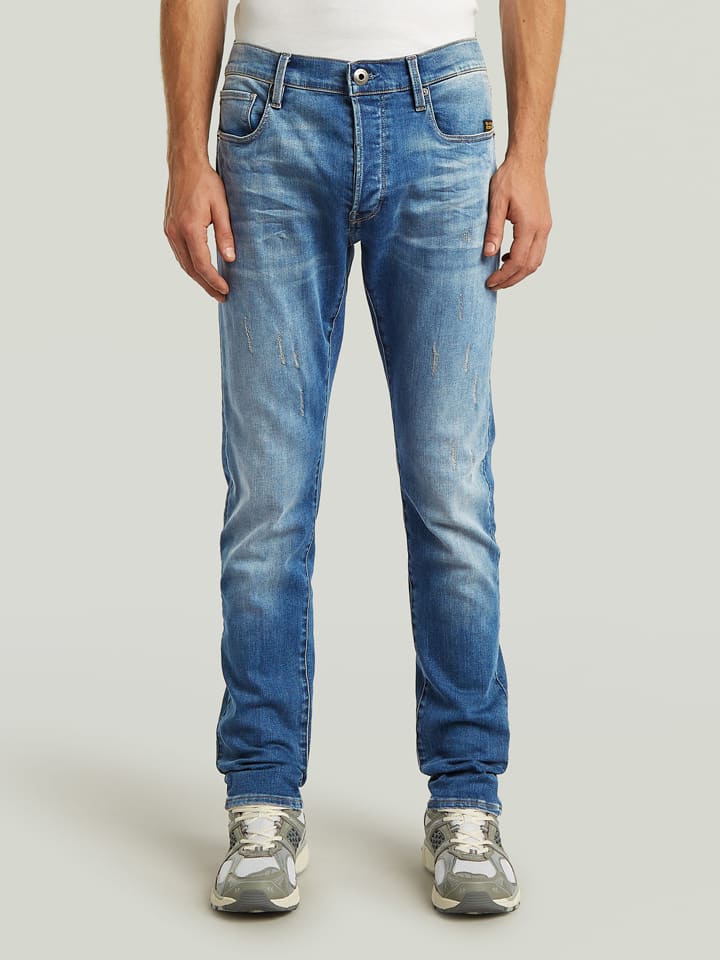 Spijkerbroek - slim fit - blauw