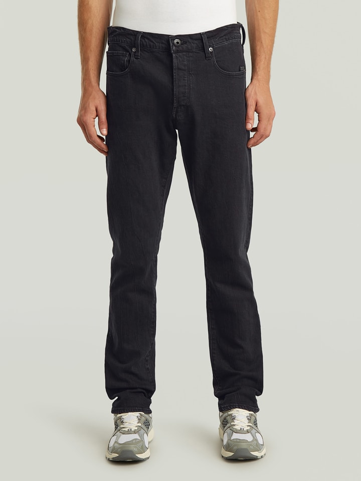 Spijkerbroek - regular fit - zwart
