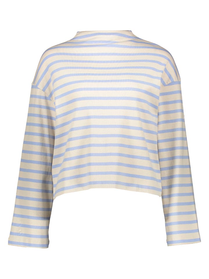 Sweter w kolorze kremowo-fioletowym