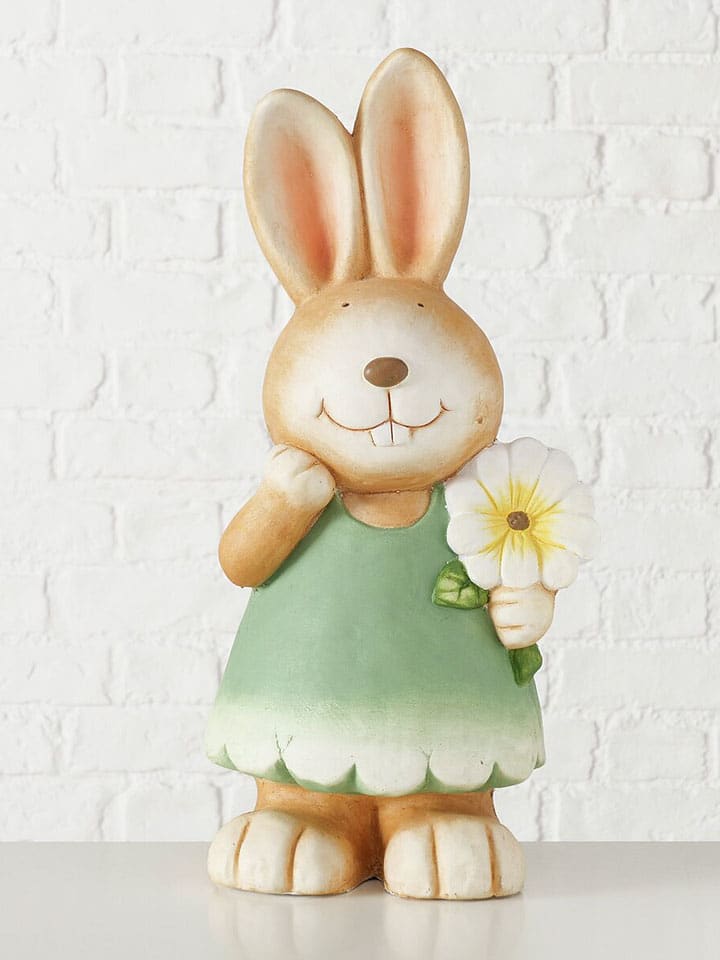 Decofiguur "Flecky" lichtbruin/groen - (H)50 cm