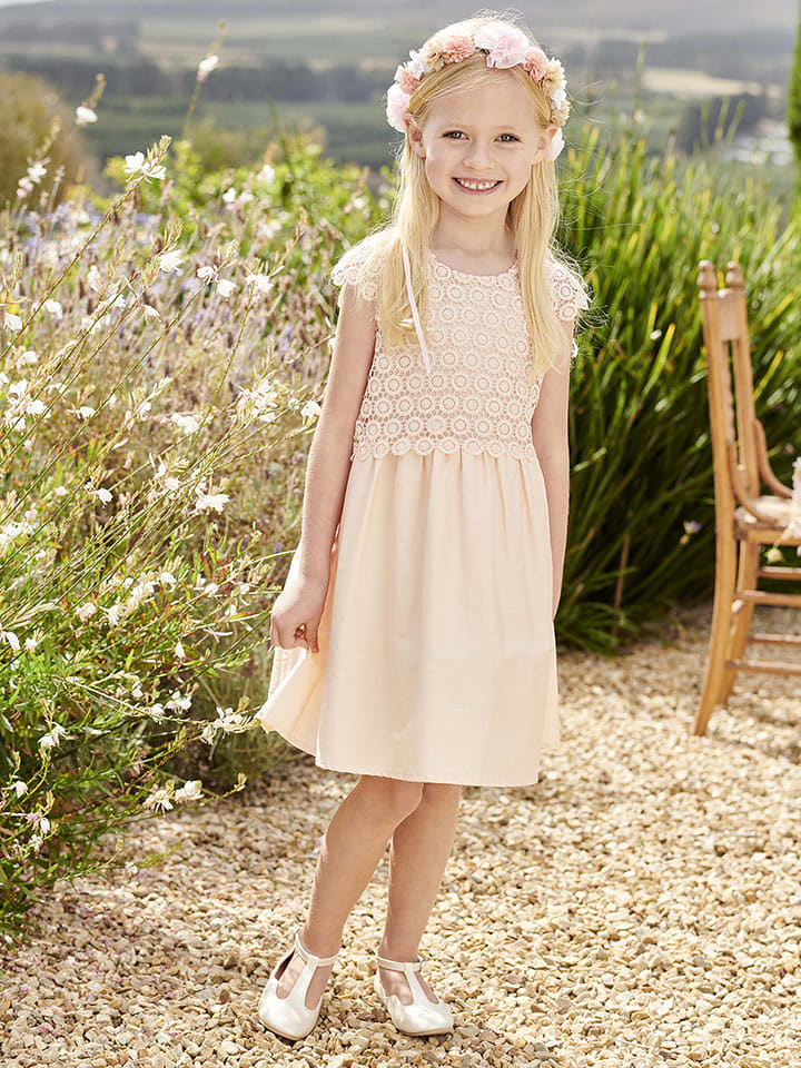 Kleid ''Guipure'' in Beige