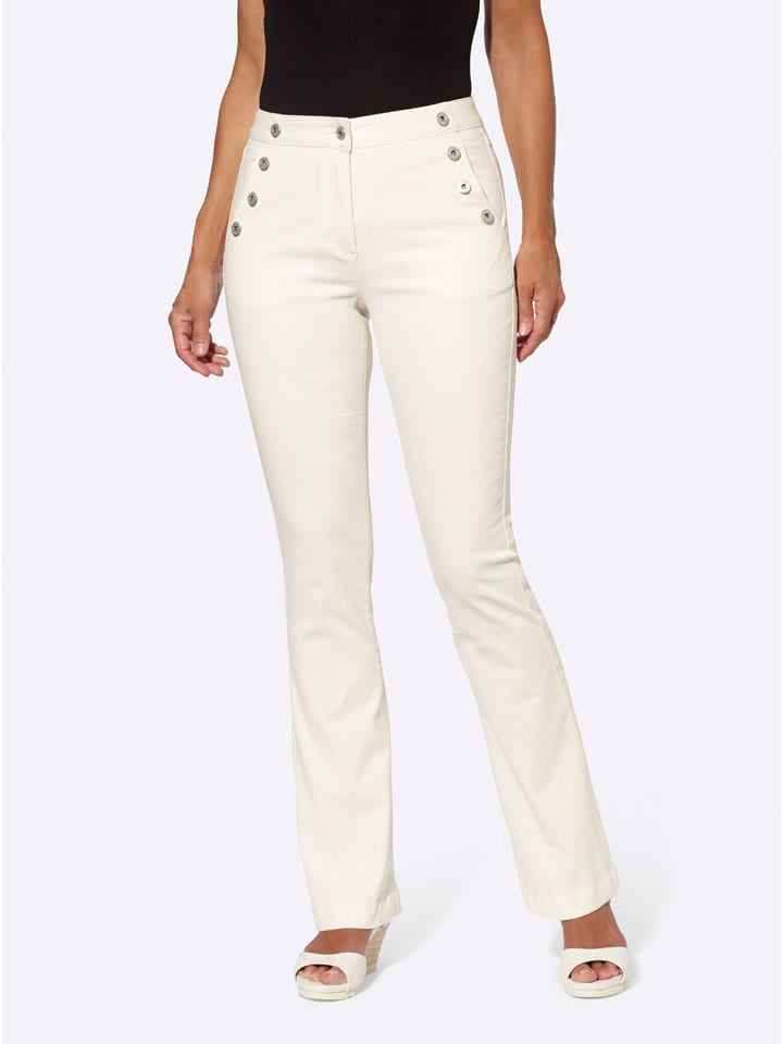 Jeans - Regular fit - in Creme